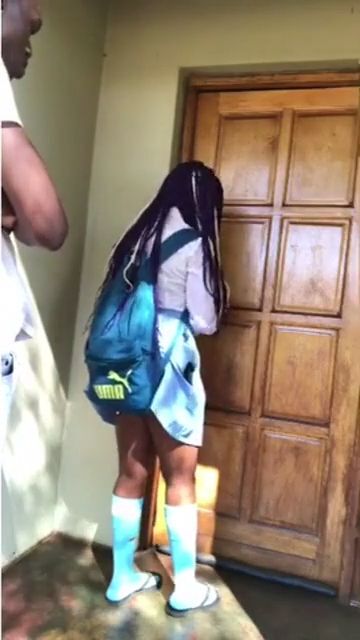 Schoolgirl Paying rent with pussy