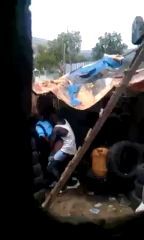 School girl ba mo nyobela scrap yard in Diepsloot